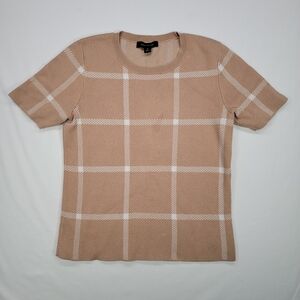 Ann Taylor Women's Knit Top Size XS Tan